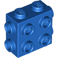 Plaatje in Gallery viewer laden, LEGO® los onderdeel Steen Aangepast in kleur Blauw 67329