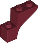 LEGO® los onderdeel Steen Boog in kleur Donkerrood 88292