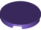 LEGO® los onderdeel Tegel Rond in kleur Donkerpaars 67095