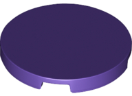 LEGO® los onderdeel Tegel Rond in kleur Donkerpaars 67095