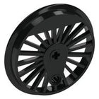 LEGO® los onderdeel Wiel in kleur Zwart 90840