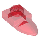 LEGO® los onderdeel Plaat Aangepast Doorzichtig Rood 49668