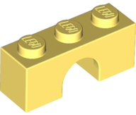 Plaatje in Gallery viewer laden, LEGO® los onderdeel Steen Boog Helder Lichtgeel 4490