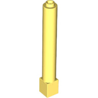 Plaatje in Gallery viewer laden, LEGO® los onderdeel Steunpilaar Helder Lichtgeel 43888
