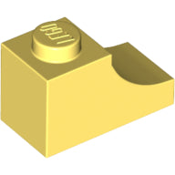 Plaatje in Gallery viewer laden, LEGO® los onderdeel Steen Boog Helder Lichtgeel 78666