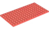 LEGO® los onderdeel Plaat Algemeen in kleur Koraal 92438