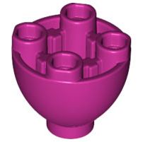Plaatje in Gallery viewer laden, LEGO® los onderdeel Steen Rond in kleur Magenta 24947