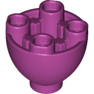 LEGO® los onderdeel Steen Rond in kleur Magenta 24947