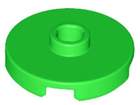 LEGO® los onderdeel Tegel Rond in kleur Fel Groen 18674