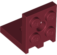 Plaatje in Gallery viewer laden, LEGO® los onderdeel Beugel in kleur Donkerrood 3956