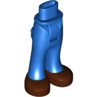 Plaatje in Gallery viewer laden, LEGO® los onderdeel Benen in kleur Blauw 92253c00pb33