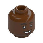 LEGO® los onderdeel Hoofd Roodachtig Bruin 3626pb3015