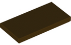 LEGO® los onderdeel Tegel Algemeen Donker Bruin 87079