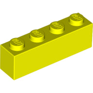 LEGO® los onderdeel Steen in kleur Neon geel 3010