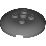 LEGO® onderdeel Steen Rond Donker Blauwachtig Grijs 65138