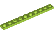 LEGO® los onderdeel Plaat Algemeen in kleur Limoen 4477