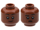LEGO® los onderdeel Hoofd Roodachtig Bruin 3626cpb2996