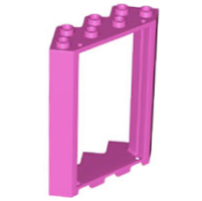 LEGO® los onderdeel Deurkozijn in kleur Donker Roze 28327