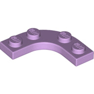 Plaatje in Gallery viewer laden, LEGO® los onderdeel Plaat Rond in kleur Lavendel 68568