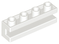 LEGO® los onderdeel Steen Aangepast in kleur Wit 2653