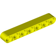 Plaatje in Gallery viewer laden, LEGO® los onderdeel Technische Hefbalk Neon geel 32524