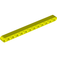 Plaatje in Gallery viewer laden, LEGO® los onderdeel Technische Hefbalk Neon geel 41239