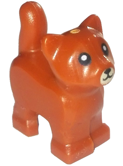 LEGO® los onderdeel Landdier Donker Oranje 80686pb02