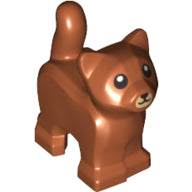 Plaatje in Gallery viewer laden, LEGO® los onderdeel Landdier Donker Oranje 80686pb02