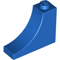 Plaatje in Gallery viewer laden, LEGO® los onderdeel Steen Boog in kleur Blauw 18653