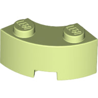 Plaatje in Gallery viewer laden, LEGO® los onderdeel Steen Rond Geelachtig Groen 85080