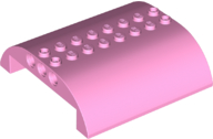 LEGO® los onderdeel Dakpan Gebogen in kleur Fel Roze 54095