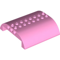 Plaatje in Gallery viewer laden, LEGO® los onderdeel Dakpan Gebogen in kleur Fel Roze 54095