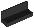 LEGO® los onderdeel Paneel in kleur Zwart 23950