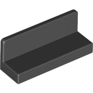 LEGO® los onderdeel Paneel in kleur Zwart 23950