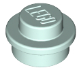 LEGO® los onderdeel Plaat Rond in kleur Licht Aqua 4073