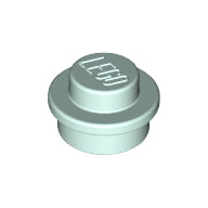 LEGO® los onderdeel Plaat Rond in kleur Licht Aqua 4073
