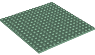 LEGO® los onderdeel Plaat Algemeen in kleur Zandgroen 91405
