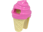 LEGO® los onderdeel Hoofddeksels Donker Roze 80678pb01