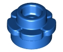 LEGO® los onderdeel Plaat Rond in kleur Blauw 24866