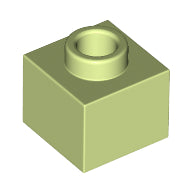 LEGO® los onderdeel Steen Aangepast Geelachtig Groen 86996