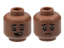 Plaatje in Gallery viewer laden, LEGO® los onderdeel Hoofd in kleur Licht Bruin 3626cpb2993