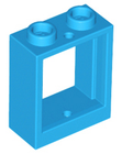 LEGO® los onderdeel Raamkozijn Donker Azuurblauw 60592