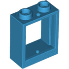 LEGO® los onderdeel Raamkozijn Donker Azuurblauw 60592