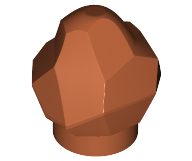 LEGO® los onderdeel Rots in kleur Donker Oranje 35646