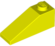 LEGO® los onderdeel Dakpan Algemeen in kleur Neon geel 4286