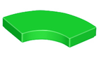 LEGO® los onderdeel Tegel Rond in kleur Fel Groen 27925