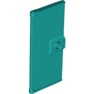 Plaatje in Gallery viewer laden, LEGO® los onderdeel Deur in kleur Donker Turkoois 80683