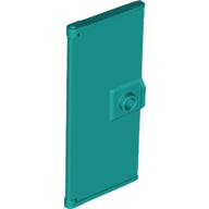 Plaatje in Gallery viewer laden, LEGO® los onderdeel Deur in kleur Donker Turkoois 80683