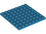 LEGO® los onderdeel Plaat Algemeen Donker Azuurblauw 41539