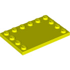 LEGO® los onderdeel Tegel Aangepast in kleur Neon geel 6180